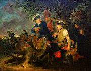 Bernhard Rode Frederick the Great and the Combat Medic, USA oil painting artist